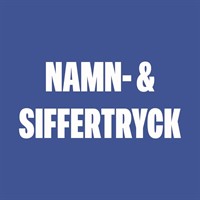 Namn- och siffertryck Hood